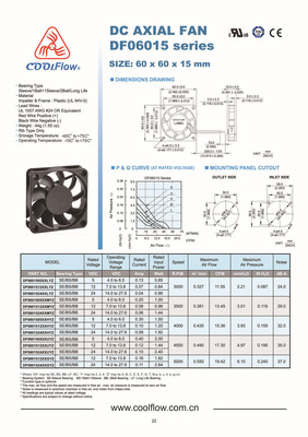 通信設備與網通設備散熱風扇6015液壓長壽命軸承12V直流風扇詳解